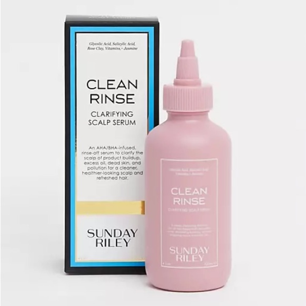 Sunday Riley clean rinse clarifying AHA BHA scalp serum 4 fl oz